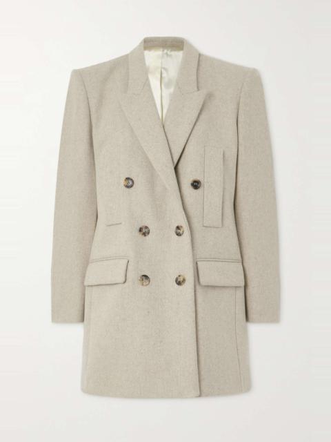 Floyd double-breasted wool-felt blazer