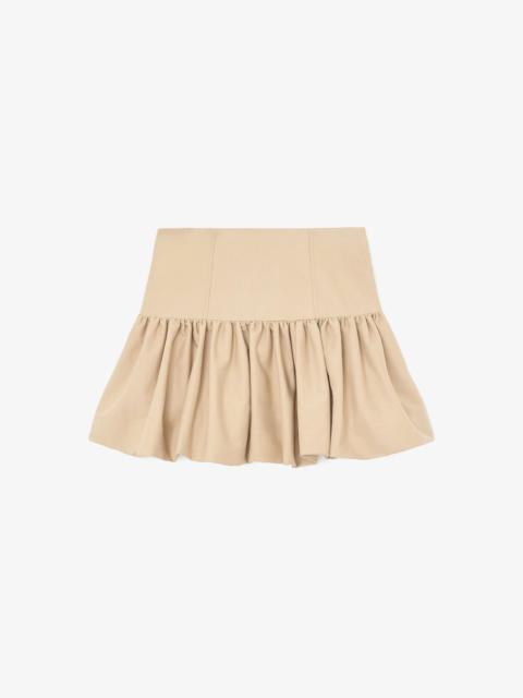SKIRT IN BEIGE COTTON