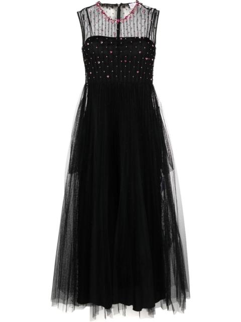 point d'esprit tulle dress
