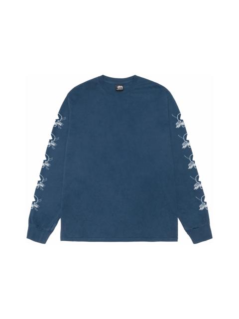 Stussy Foils L/S Pigment Dyed Tee Navy