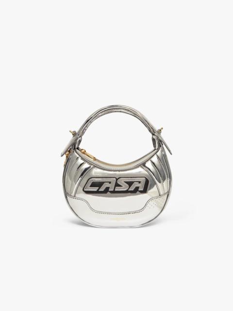 Silver Biker Bag | Casablanca Paris