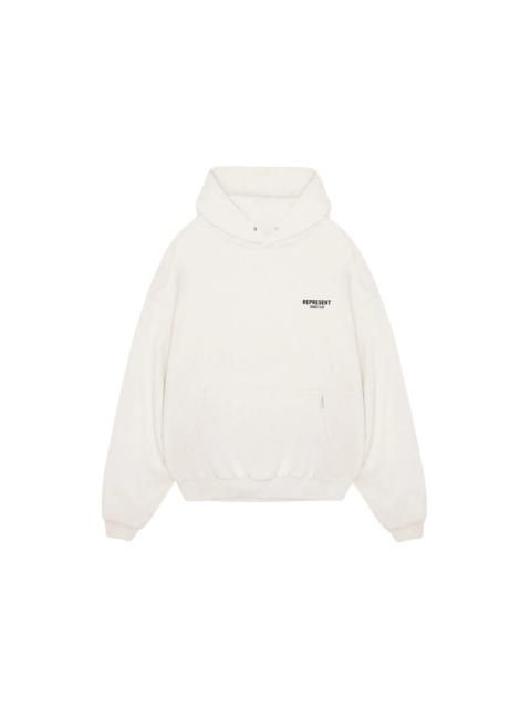 Represent Owner's Club Hoodie Flat White/Black