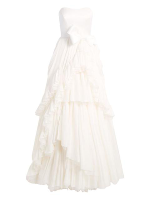 Antonia ruffled bow dress