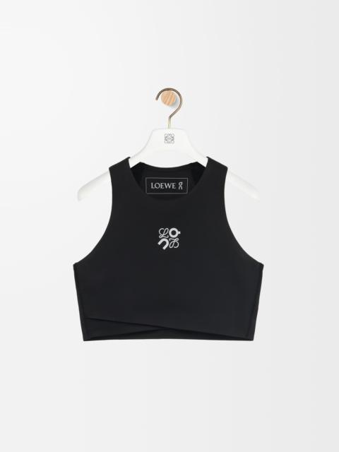 Performance top in technical jersey