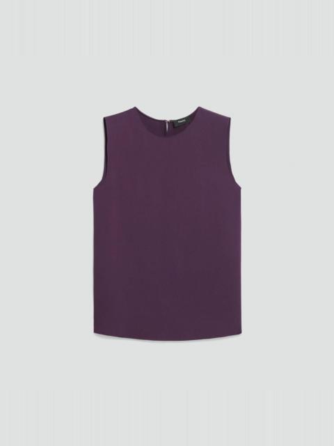 Shell Top in Silk Georgette