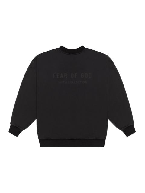FEAR OF GOD Back Logo Crewneck Sweatshirt Black/Black