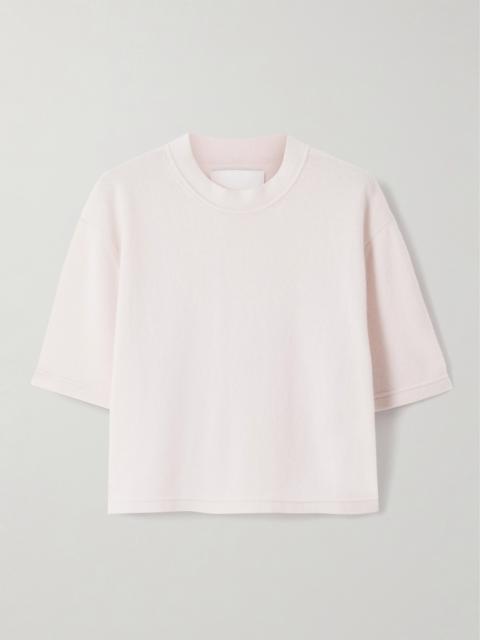 Cropped Cashmere T-shirt
