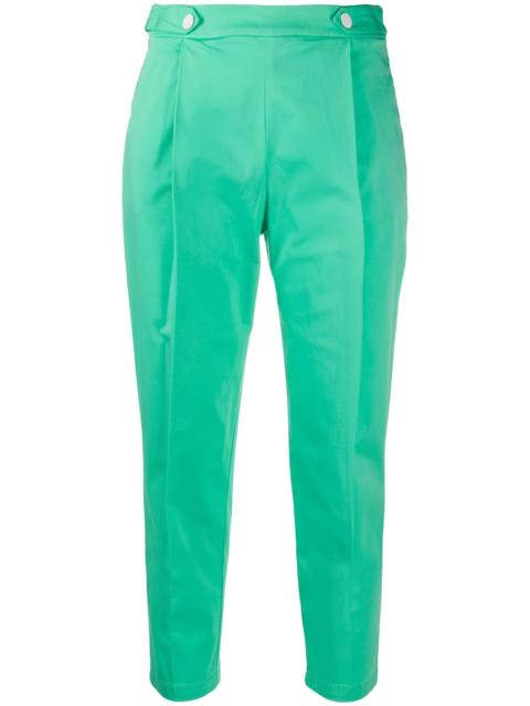 tapered cropped trousers