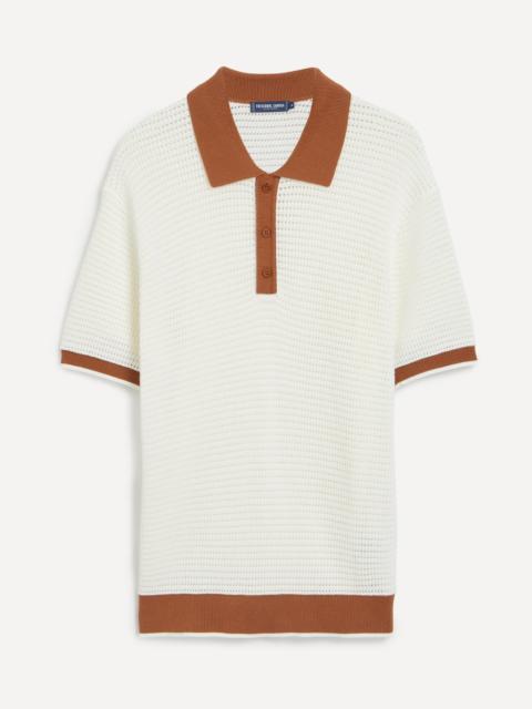 Vidal Cotton Crochet Polo