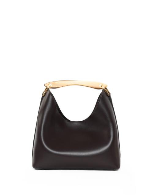 Small Boomerang Leather Tabacco