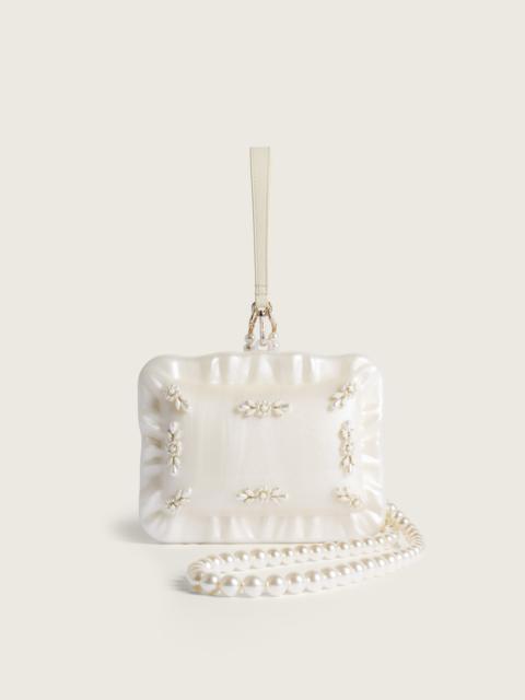 Embellished Pearl Crossbody Pillowcase Bag