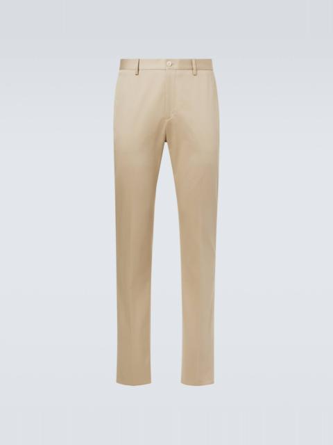 Cotton slim pants