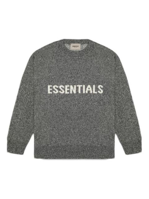 Fear of God Essentials SS20 Graphic Logo Sweater 'Dark Grey' FOG-SS20-266