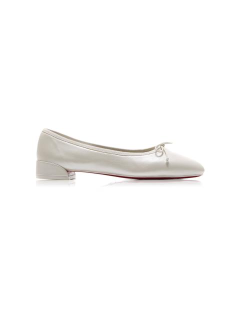 Sweetie Jane Leather Ballet Flats white