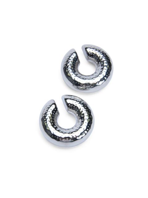 SILVER RIPPLE EAR CUFF