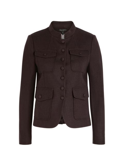 buttoned pocket jacket