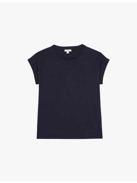 Tommie Crew-Neck Relaxed-Fit Brushed-Cotton T-Shirt