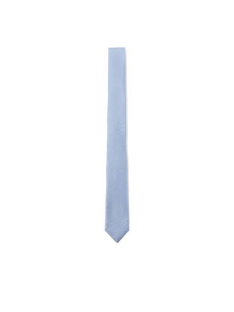 ribbed silk tie