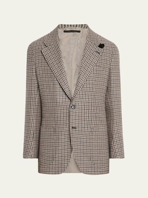 Men's Brera Cashmere District Check Sport Coat