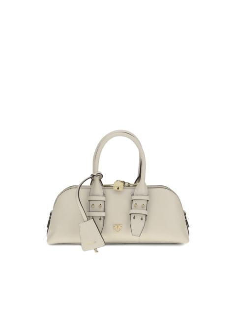 padlock logo-charm shoulder bag