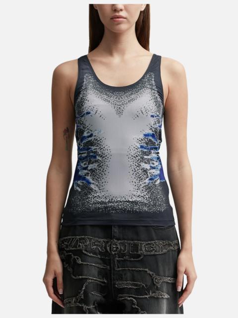 WHISKER PRINT TANK TOP