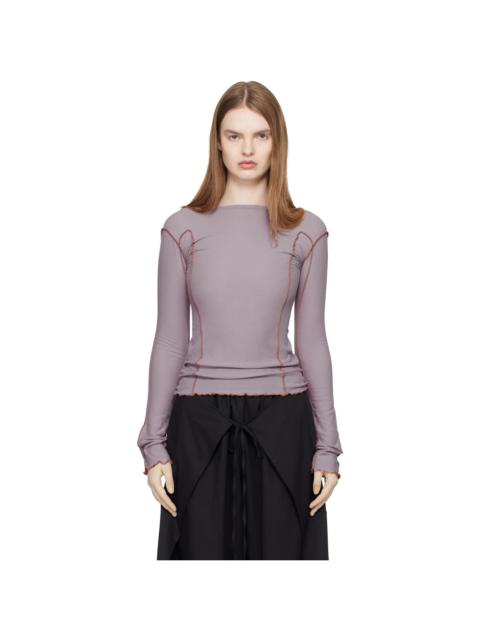 Purple Omato Long Sleeve T-shirt