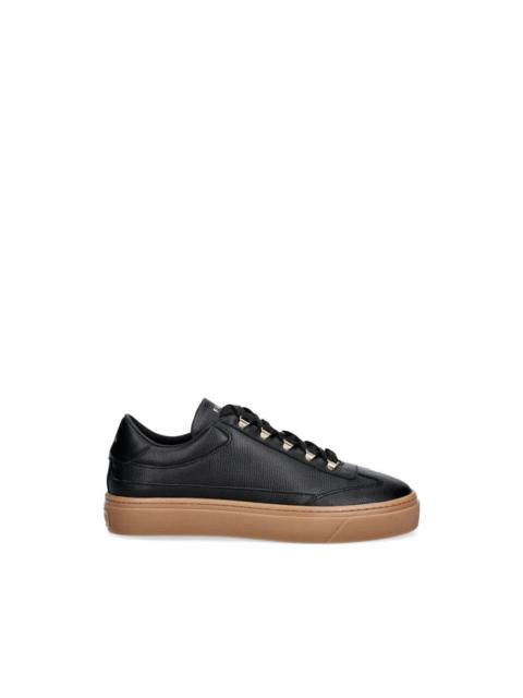 eyelet lace-up sneakers