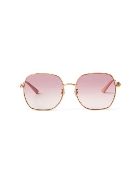 Misha oversized metal sunglasses
