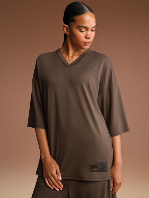 NikeSKIMS Airy Women's Oversized V-Neck T-Shirt