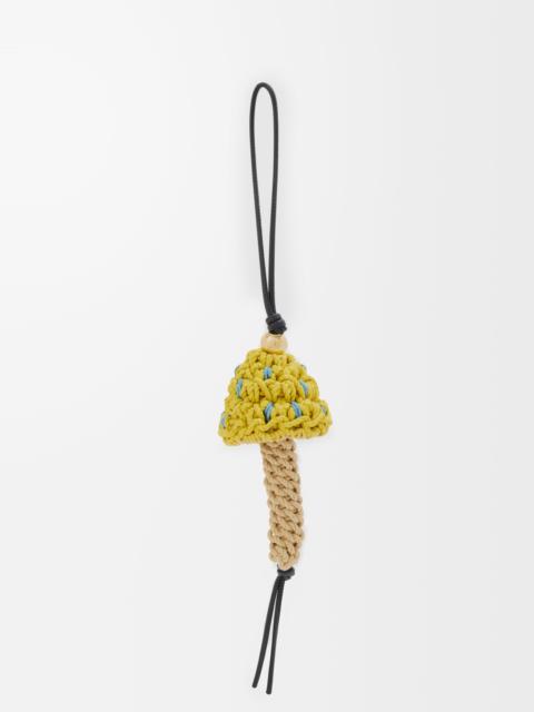 Mushroom charm in cord