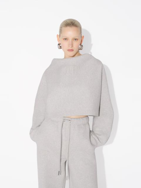 THE EMBOSSED GAULTIER HOODED SWEATSHIRT