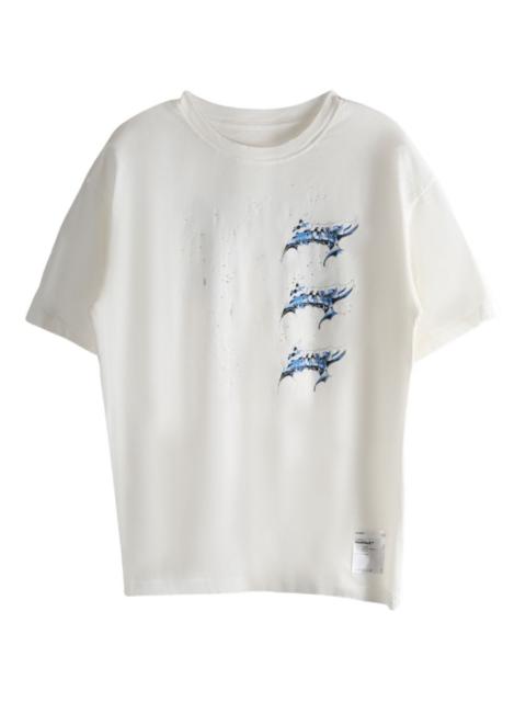 MothTech distressed print T-shirt