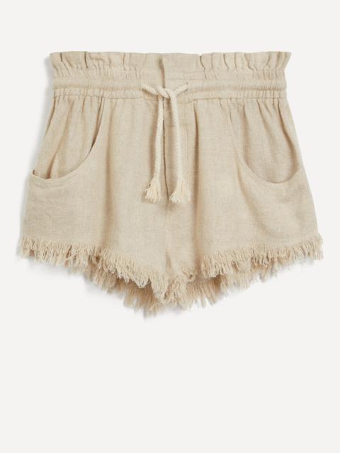 Talapiz Woven Silk Shorts