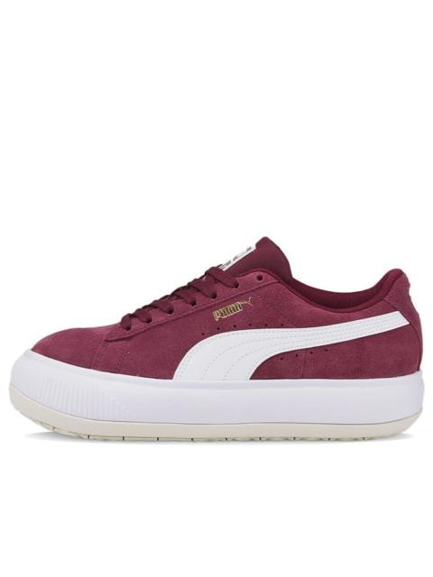 (WMNS) PUMA Suede Mayu Sneakers Purple/Red 380686-10