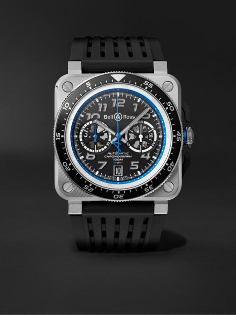 + Alpine F1 Team BR 03-94 Limited Edition Automatic Chronograph 42mm Stainless Steel and Rubber Watc