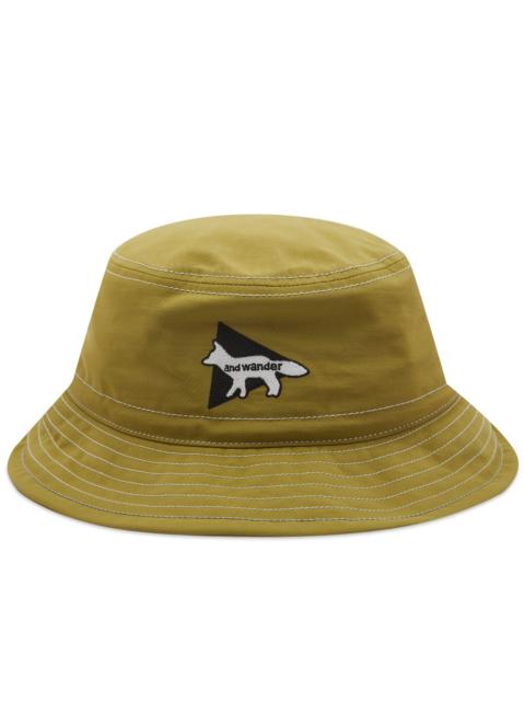 and wander x Maison Kitsuné Nylon Bucket Hat