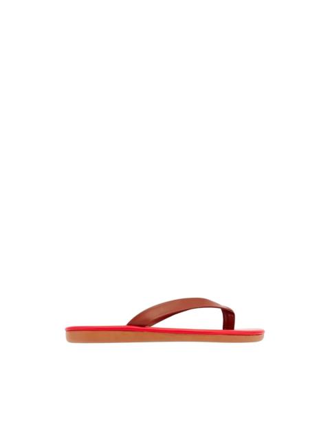 Saionara leather slides