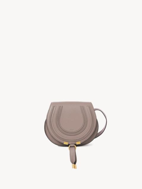 SMALL MARCIE SADDLE BAG IN GRAINED LEATHER