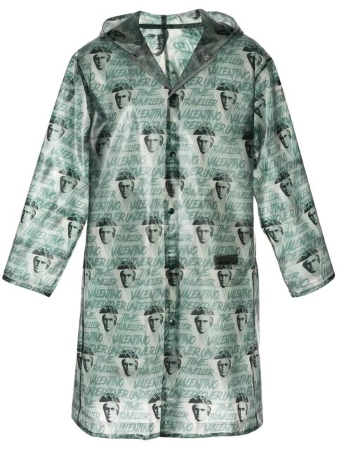Clockwork Orange all-over print raincoat