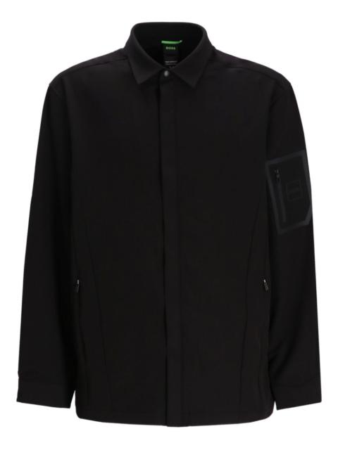pocket-detail shirt jacket