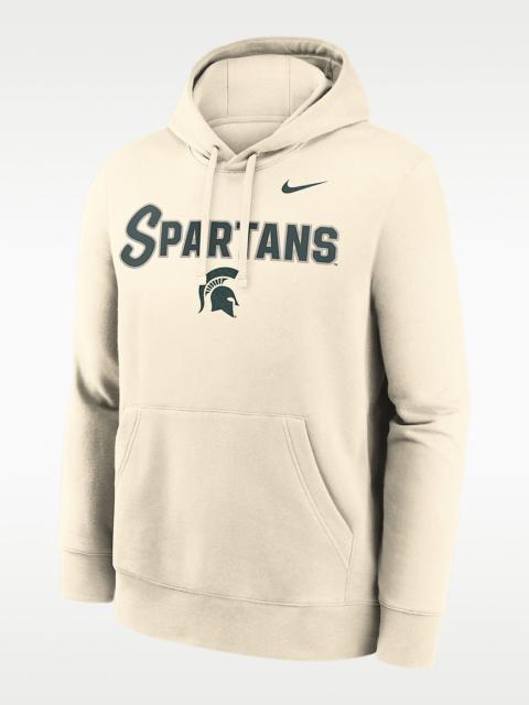 Michigan State Primetime Club Men's Nike College Pullover Hoodie