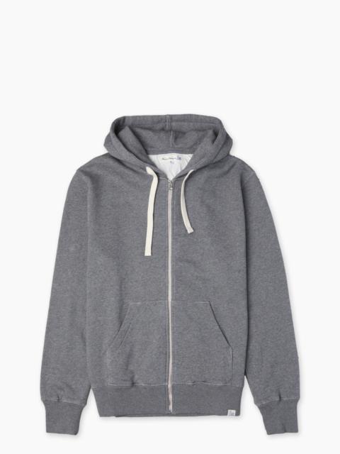 MERZ B. SCHWANEN HDJKT02 HOODED ZIP JACKET GREY MELANGE