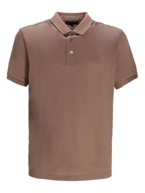 buttoned polo shirt
