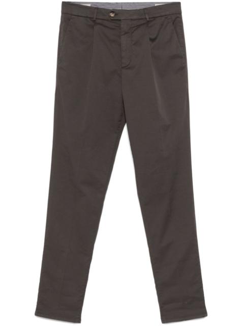 pleat-detail trousers