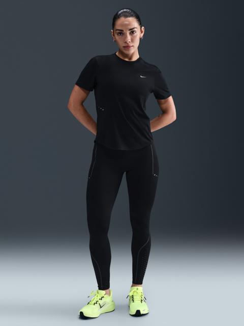 Nike Swift Women's High-Waisted 7/8 Running Leggings with Reflective Accents