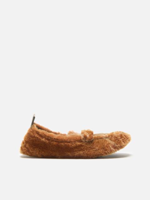 Shearling loafer - Orange Multi