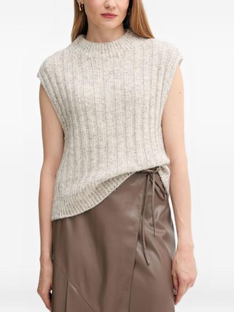 Anastasia ribbed sleeveless vest