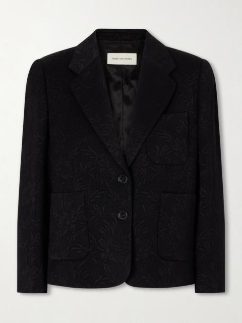 Bamis Matelassé Floral-jacquard Blazer