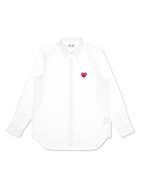 (WMNS) COMME des GARCONS PLAY Shirt Red Emblem 'White' AZ-B001-051-2