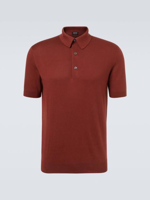 Cotton polo shirt